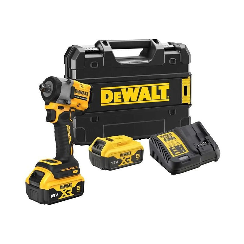 Dewalt Power Tools DCF921P2T XR BL 1/2in Impact Wrench 18V 2 x 5.0Ah Li-ion