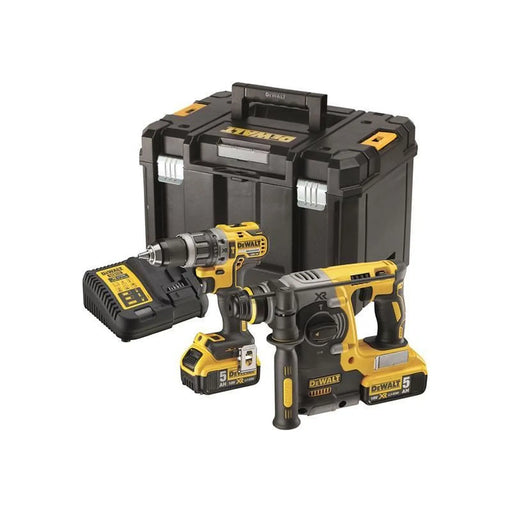 Dewalt Power Tools DCK207P2T XR Brushless Twin Pack 18V 2 x 5.0Ah Li-ion