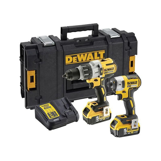 Dewalt Power Tools DCK276P2 Brushless Twin Pack 18V 2 x 5.0Ah Li-ion