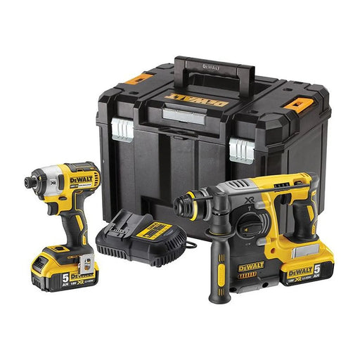 Dewalt Power Tools DCK2532P2 XR Brushless Twin Pack 18V 2 x 5.0Ah Li-ion