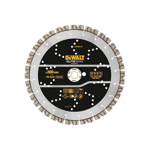 DeWALT Power Tools DeWalt Elite Series Diamond Segmented Wheel 300mm