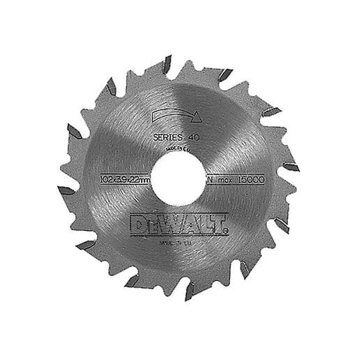 Dewalt Power Tools DT1306 Extreme Biscuit Jointer Blade 102 x 22 x 12 Tooth