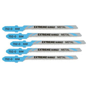 DeWALT Power Tools DeWalt HSS Jigsaw Blades Pack of 5 for Metal Cutting