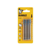 DeWALT Power Tools DeWalt HSS Jigsaw Blades Pack of 5 for Metal Cutting