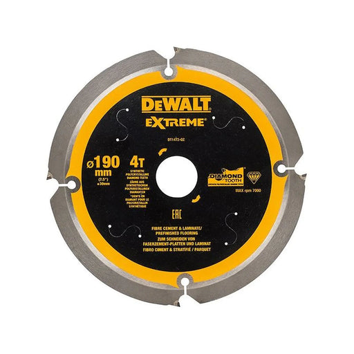 DeWALT Power Tools DeWalt Extreme PCD Fibre Cement Circular Saw Blade