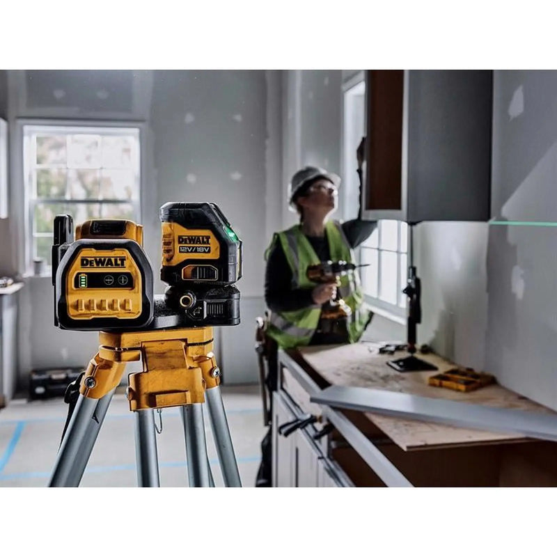 Dewalt Power Tools DCE088 D1G18 Self-Levelling Cross Line Green Beam Laser 12/18V 1 x 2.0Ah Li-ion