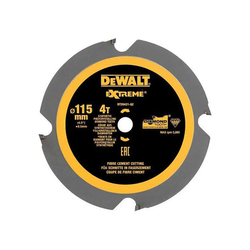 DeWALT Power Tools DeWalt PCD Circular Saw Blade 115mm 4 Teeth