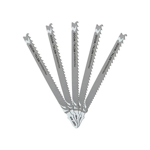 Dewalt Power Tools HCS Progressor Tooth Jigsaw Blades Pack of 5 T345XF