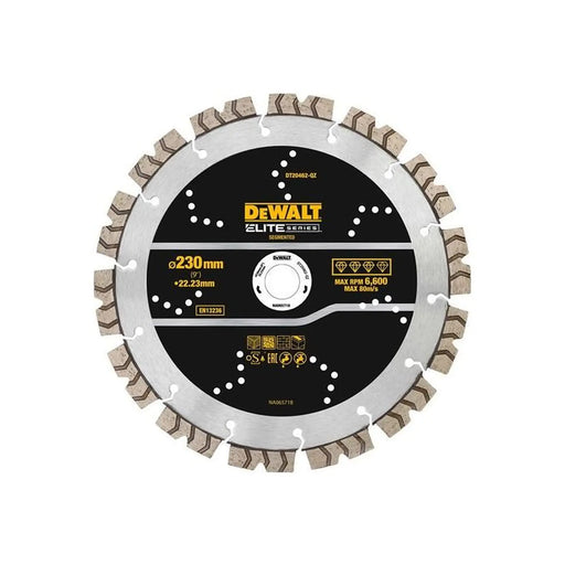 DeWALT Power Tools DeWalt Elite Series Diamond Segmented Wheel 230mm