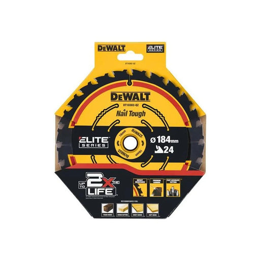 Dewalt Power Tools ELITE™ Series Framing Circular Saw Blade 184 x 16mm x 24T