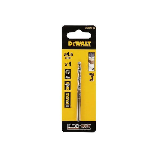 Dewalt Power Tools BLACK&GOLD HSS Drill Bit 4.5mm