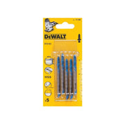 DeWALT Power Tools DeWalt HSS Jigsaw Blades Pack of 5 for Metal Cutting