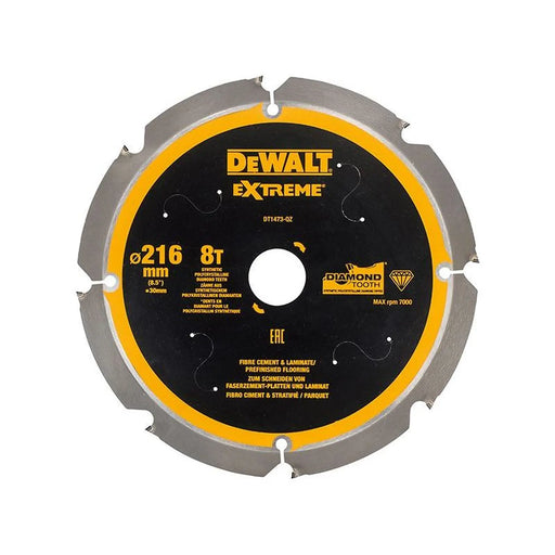 DeWALT Power Tools DeWalt Extreme PCD Fibre Cement Saw Blade 216mm