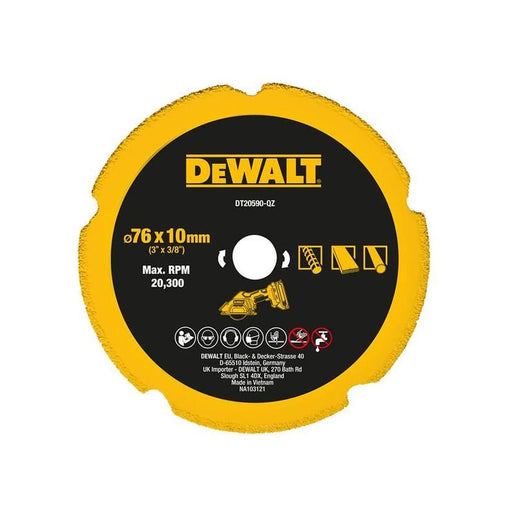 DeWALT Power Tools DeWalt DT20590 Diamond Blade for Multi Material Cutting