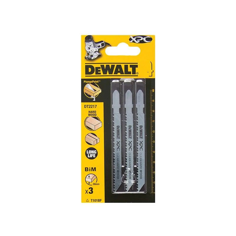 DeWALT Power Tools DeWalt XPC Bi-Metal Jigsaw Blades Pack of 3