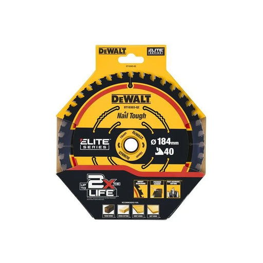 Dewalt Power Tools ELITE™ Series Framing Circular Saw Blade 184 x 16mm x 40T