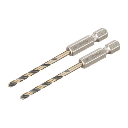 Dewalt Power Tools BLACK&GOLD Hex HSS-G Drill Bits (2) 3.0mm