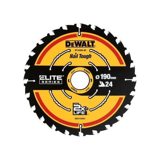 Dewalt Power Tools ELITE™ Series Framing Circular Saw Blade 190 x 30mm x 24T