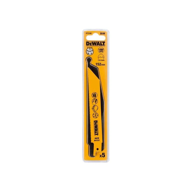 DeWALT Power Tools DeWalt Bi-Metal Reciprocating Blade for Tough Plastics