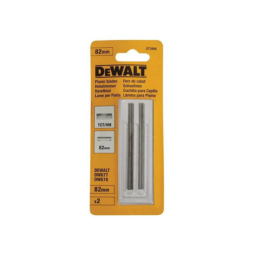 Dewalt Power Tools DT3906 TCT Reversible Planer Blades 82mm (Pack 2)