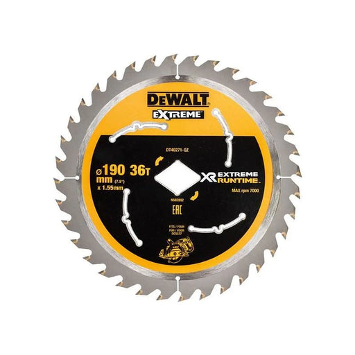 DeWALT Power Tools DeWalt Extreme Runtime FlexVolt Circular Saw Blade 190mm