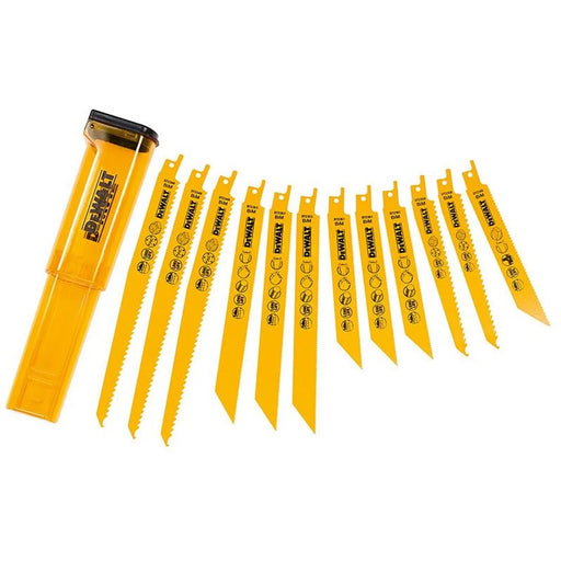 DeWALT Power Tools DeWalt DT2445 Reciprocating Saw Blade Set 12 Pieces