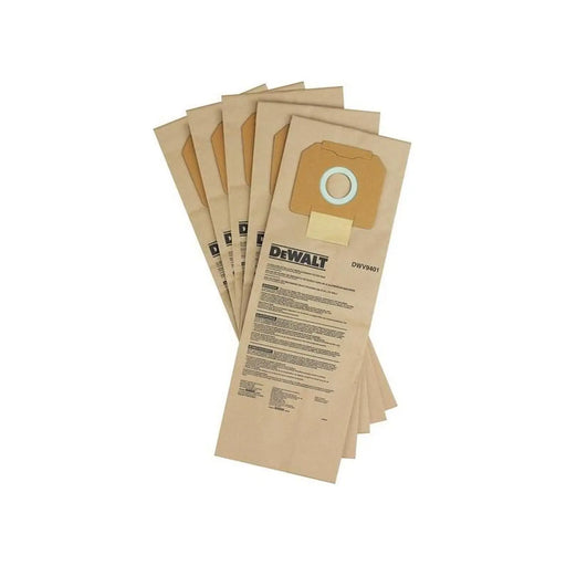 DeWALT Power Tools DeWalt DWV9401 Paper Dust Bags Pack of 5