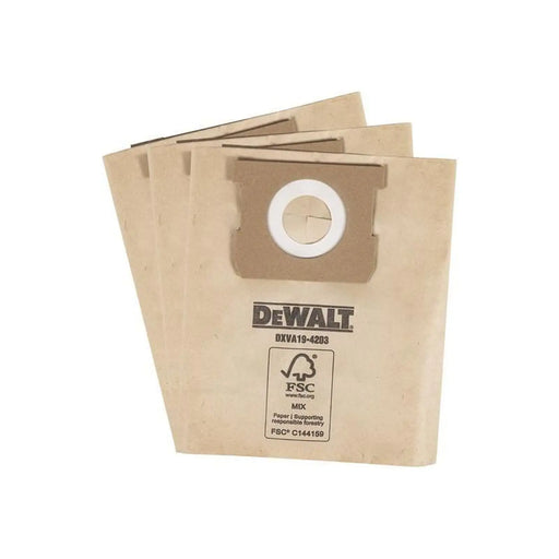 DEWALT Vacuum DeWalt DXVA19-4203 Dust Bags 3 Pack