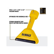 DEWALT Vacuum DeWalt Magnetic Utility Nozzle for Wet & Dry Vacuums