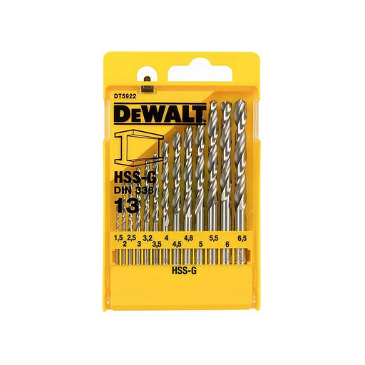 DeWALT Power Tools DeWalt 13 Piece HSS Jobber Drill Bit Set