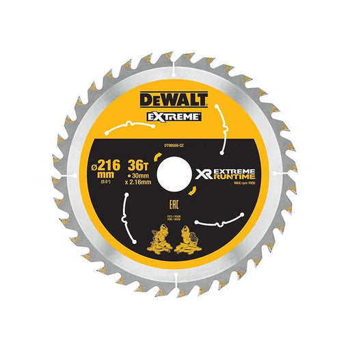 DeWALT Power Tools DeWalt FlexVolt Circular Saw Blade 216mm 36T