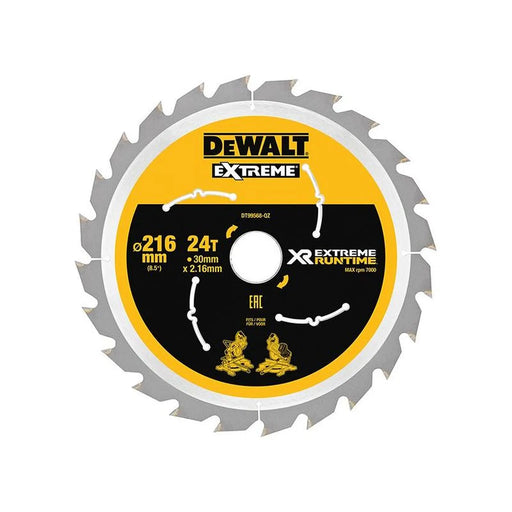 DeWALT Power Tools DeWalt FlexVolt Circular Saw Blade 216mm 24T