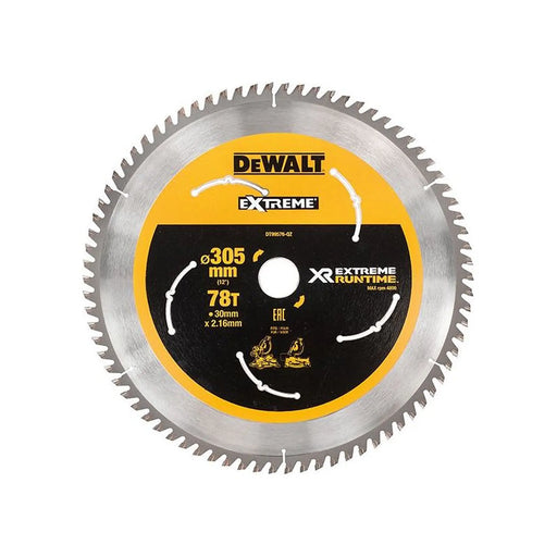 DeWALT Power Tools DeWalt FlexVolt Mitre Saw Blade 305mm 78T