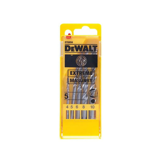 Dewalt Power Tools Extreme Masonry Drill Bit Set, 5 Piece