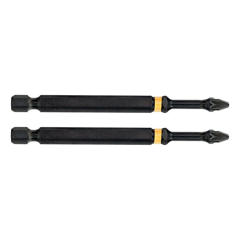 Dewalt Power Tools Extreme Impact Torsion Bits PZ2 x 85mm (Pack 2)
