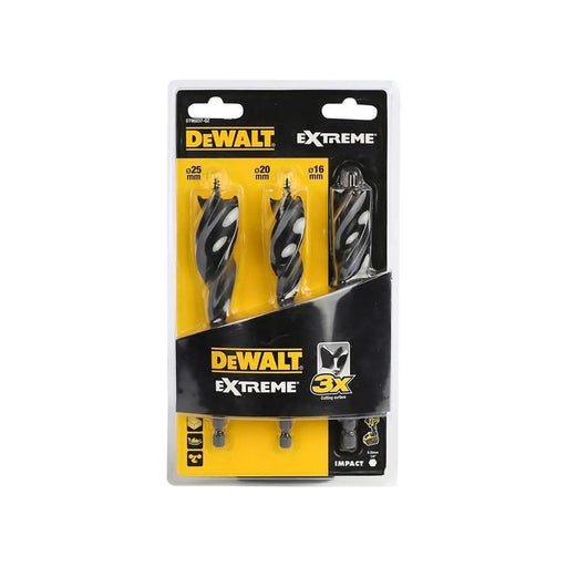 DeWALT Power Tools DeWalt EXTREME Tri Flute Bit Set 3 Piece