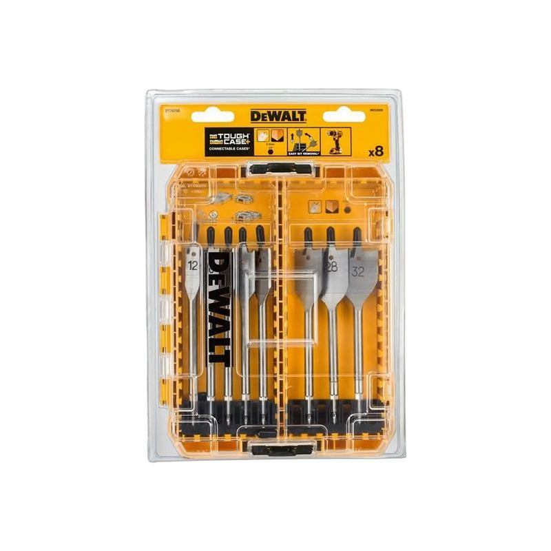 Dewalt Power Tools DT70750 Flat Drill Bit Set, 8 Piece