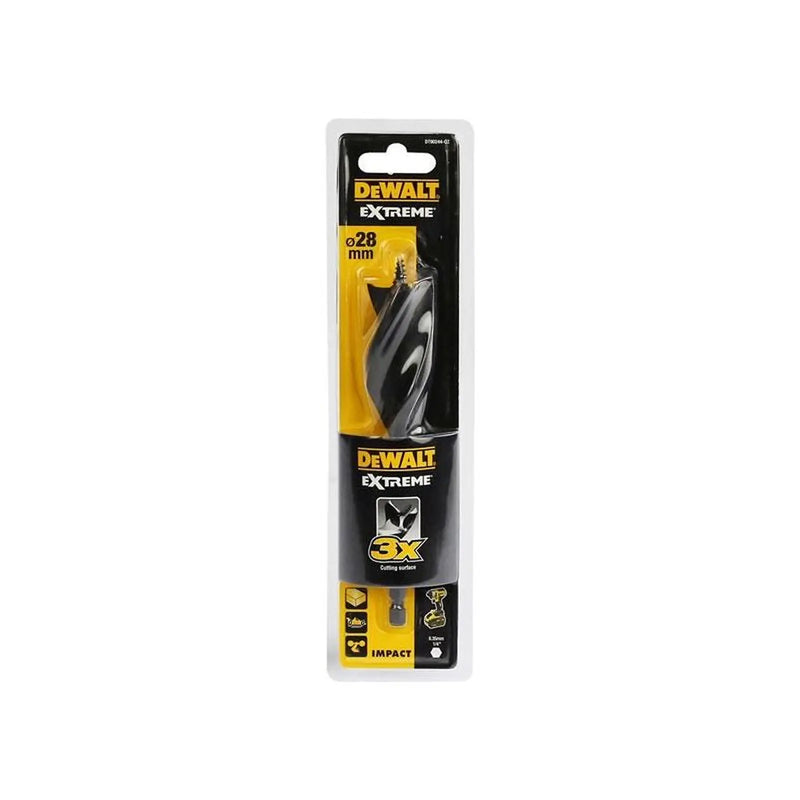 DeWALT Power Tools DeWalt Extreme Tri-Flute Spade Bit 28 x 152mm