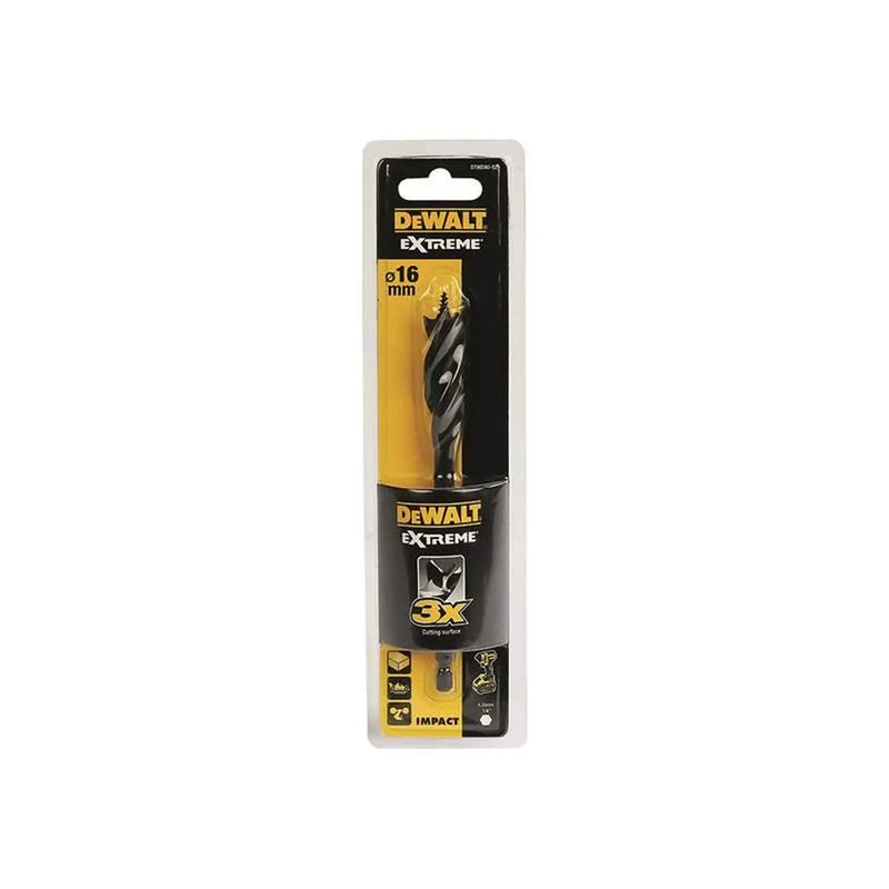 DeWALT Power Tools DeWalt Extreme Tri-Flute Spade Bit 16 x 152mm