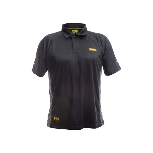 DeWALT Power Tools DeWalt Rutland Performance Polo Shirt XXL Black