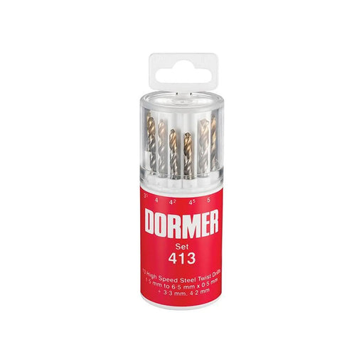 Dormer A094 HSS TiN Coated Drill Set 13 Pieces