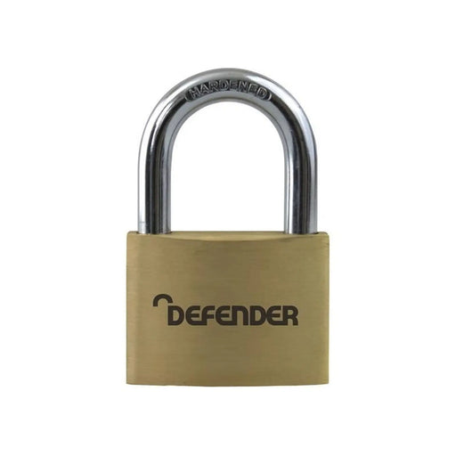 DEFENDER Brass Padlock 50mm Keyed Alike Heavy Duty