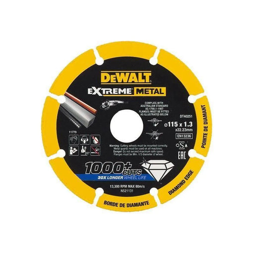 DeWalt DT40251 Extreme Diamond Cutting Disc 115mm