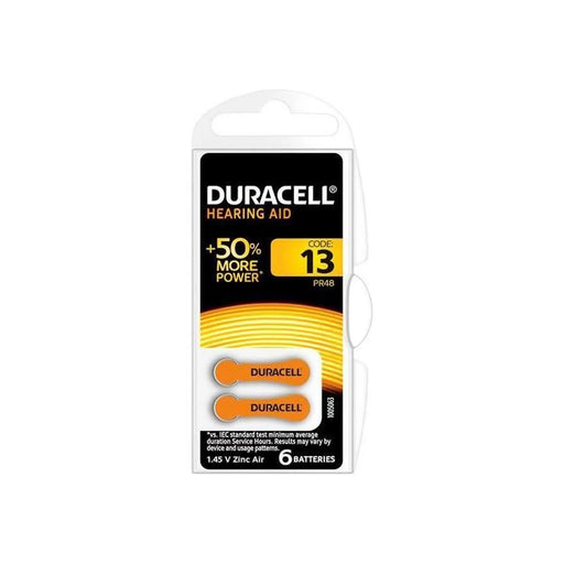 Duracell Hearing Aid Batteries Size 13 with EasyTab