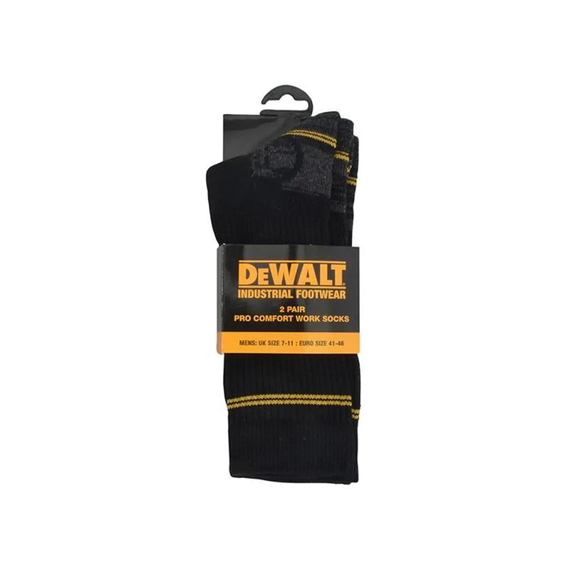 Dewalt Power Tools Pro Comfort Work Socks (Pack 2 Pairs)