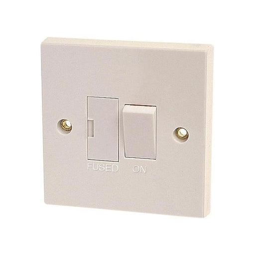 Dencon Switched Fused Spur 13A White Connection Unit