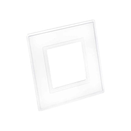 Dencon Clear Finger Plate 1-Gang Pack of 2