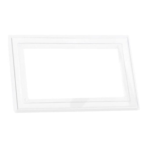 Dencon Clear Finger Plate 2-Gang Screwless Design