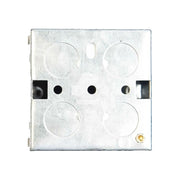 Dencon Metal Back Box 1-Gang 35mm with Adjustable Lugs
