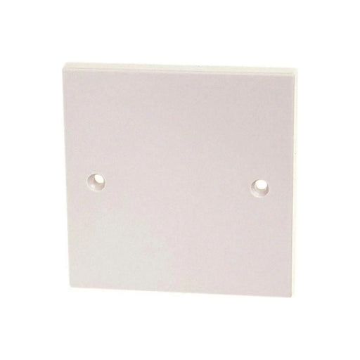 Dencon White Moulded Plastic Single Blanking Plate